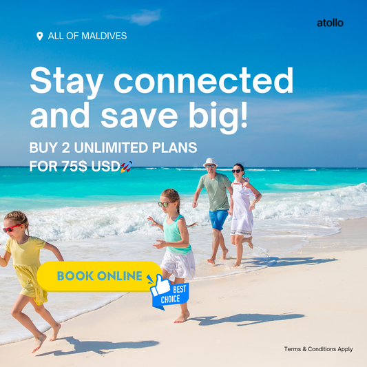 eSIM [ Maldives ] with 5G High Speed Internet - 75$ USD